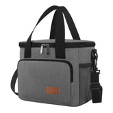 Femuar insulated lunch bag top view keeps meals cool for work.