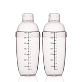 FEOWV 24oz cocktail shaker with built-in scales for precise mixing.