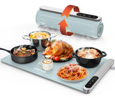 FEPPO Food Warming Mat with graphene film heats quickly to warm dishes