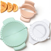 Ferrochef large tortilla sealer demonstrates wide wrapper edge sealing for empanadas.