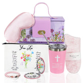 Fethwoin Christian tumbler with double-layer insulation keeps drinks at the right temperature