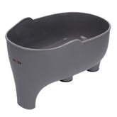 FHTECO vegetable washing basket with elephant drainage for stable, mess-free rinsing.