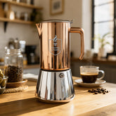 Fiamma & Ferro 12-cup stovetop espresso maker in stainless steel for pure flavor