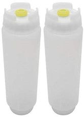 FIFO 16 oz squeeze bottle in use for sauces and dressings in the kitchen