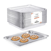 Fig & Leaf quartersize cookie sheet showing flat bottom for even baking