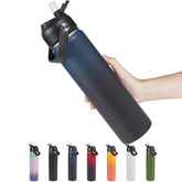 Fijinhom 24oz insulated bottle with wide mouth keeps drinks fresh and easy to fill.