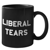 Find Funny Gift Ideas Liberal Tears Mug front view for office humor and coffee