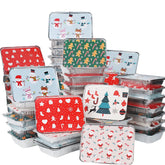 Findful Christmas cookie tin with lid design 01, ideal for gifting cookies.