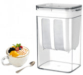 FindXeink yogurt strainer 1100ml capacity for daily Greek yogurt prep.