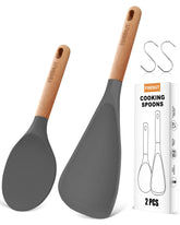 FINENUT dual-purpose spatula spoon 2-pack ideal for flipping on nonstick cookware
