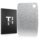 FineYorker titanium cutting board top view with compact outdoor-ready design