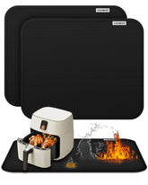 Firewess 2-pack heat-resistant mat for air fryer safeguards countertops during cooking