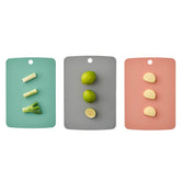 Firgi cutting board set 3-pack with durable TPU silicone for versatile food-prep in the kitchen