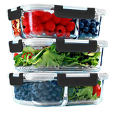 FIT Strong & Healthy 1-compartment glass container for simple portioning at home