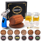 Fitbuter Whiskey Smoker Kit torch in action adding smoky aroma to cocktails