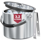 FiveHome 3.2L insulated ice bucket ready for wine service at a party