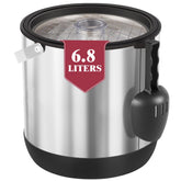 FiveHome 7QT ice bucket with lid and scoop ready for party chilling