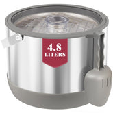 FiveHome ice bucket with 4.8L capacity for party-size cold drinks.