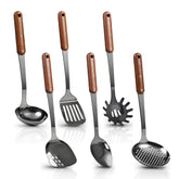 FJNATINH stainless steel spatula with mirror finish, ideal for precise cooking.