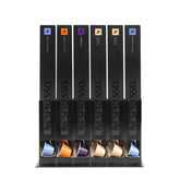 FlagShip coffee capsules holder stand organizes Nespresso Original pods for easy access.