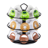 FlagShip K Cup Carousel front view highlights compact rotation for easy pod access.