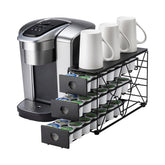 FlagShip K Cup Holder 3 Tier top view shows space-saving pod organization.