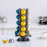 FlagShip Vertuo Pod Holder 360° rotation for easy capsule access.