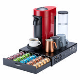FlagShip Vertuo pod holder with 50-pod capacity for organized mornings