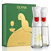 FLAIROSOL OLIVIA oil sprayer 2-pack on kitchen counter for even coating