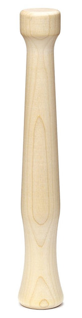 Fletchers Mill muddler 11-inch wood for easy muddling in tall glasses.
