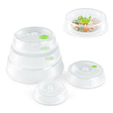 Flexzion microwave covers 4-5 inch protect food while reheating without splatters.