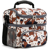 FlowFly double layer lunch bag top compartment keeps snacks organized and accessible.