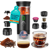 FLYING APSARAS portable coffee maker front view for on-the-go espresso