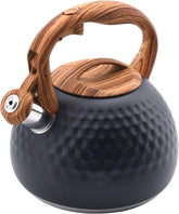 Foedo Tea Kettle on stovetop with 3.2 qt capacity for quick family servings