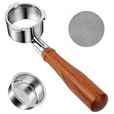 Fogkay 51mm bottomless portafilter head for compatible espresso machines, precise fit.