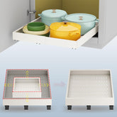 Fokyfok pull-out cabinet organizer extension for easy deep-cabinet access.