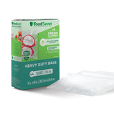 FoodSaver heavy-duty quart bags protect against leaks and freezer burn.
