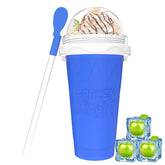 Fopudy slushy maker blue cup ready for refreshing slush
