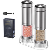 FORLIM electric grinder with LED light enables easy at-a-glance seasoning.
