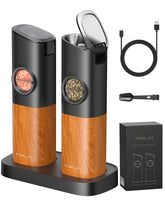 FORLIM gravity electric grinder showing 70g capacity for longer cooking sessions