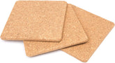 Fox Run square cork trivets 3-pack protecting tables from hot dishes.