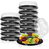 Frcctre 12-pack trays with clear lids for organized presentation.
