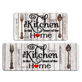 FreshMint farmhouse kitchen mats 30x17 with cushioned support for comfortable standing.
