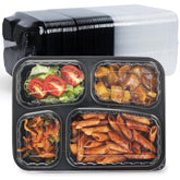 Freshpak meal prep container with leakproof lid for secure transport.