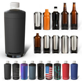 Frost Buddy Universal Buddy XL can cooler showing versatile fit for 12–24 oz drinks.