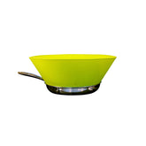 Frywall 8 small green splatter guard front view keeps pan accessible