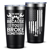 Fufandi 20oz mechanic gift tumbler with rugged design for daily use.