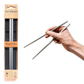 Full Windsor MAGSTICKS Magnetic connection keeps chopsticks together for easy storage and quick packing.