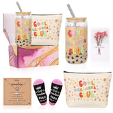FUNICGIF grandma glass cup with Cool Grandma Club for daily hydration and warmth