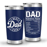 FUNITZ Christmas gift dad tumbler close-up highlights premium finish and sleek handle.